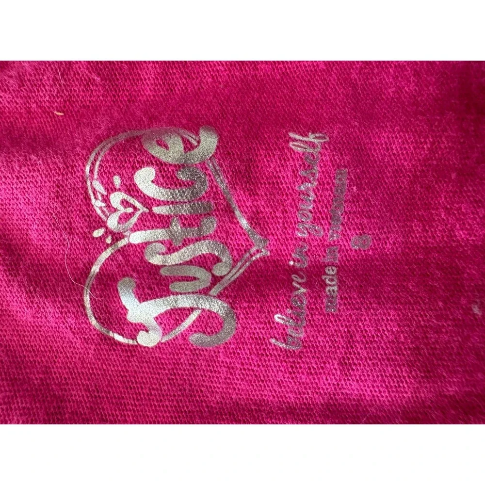Justice Shirt Girls Size 10 Pink Sequins 